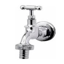 LLAVE LAVADORA C/FLANCHE 1/2 x 3/4 CROM - PLUMBER