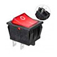 INTERRUPTOR ROJO SWITCH ESCOLAR C/CABLE 2P