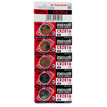 PILAS 2016 SET X 5 PCS MAXELL 3V LITHIUM BLISTER