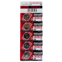 PILAS 2025 SET X 5 PCS MAXELL 3V LITHIUM BLISTER