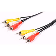 CABLE RCA 3X3 PLUS 1.5 MTS