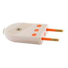 ENCHUFE MACHO 2P 10A 250V - BLANCO - KALOP