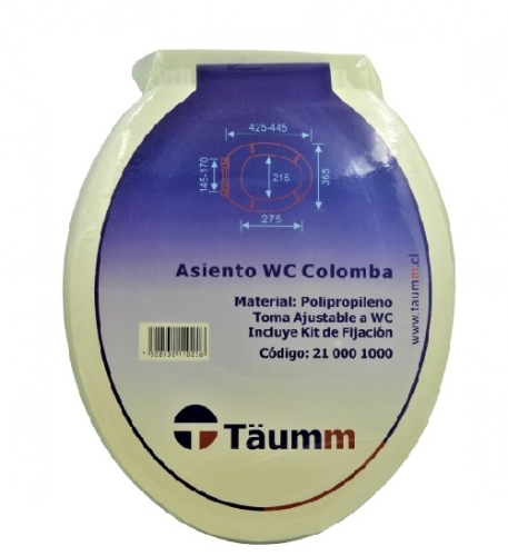 ASIENTO UNIVERSAL WC COLOMBA - TAUMM