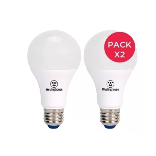 AMPOLLETA LED BOLA A60 9W PACKX2 - WESTINGHOUSE   