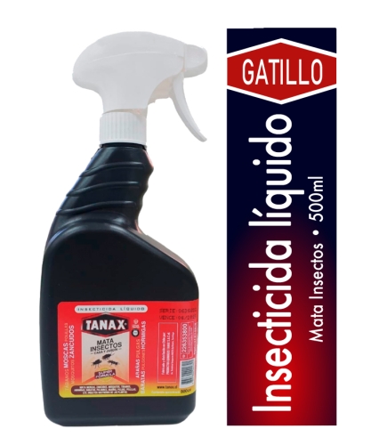 TANAX LIQUIDO MATA INSECTO GATILLO RECARGABLE 500 ML