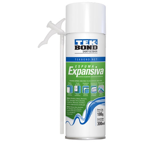 ESPUMA EXPANSIVA BEIGE 300 ML 230 GRS – TEKBOND