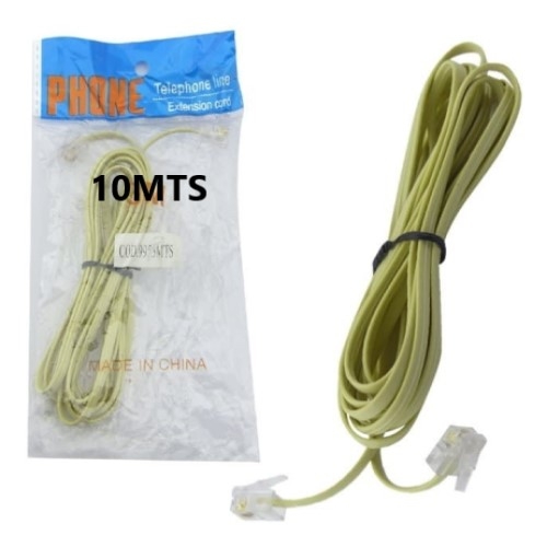 EXTENSION CABLE TELEFONO 10 MTS