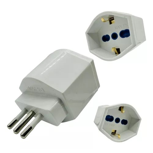 ADAPTADOR SCHUKO 10-16A - BLANCO 