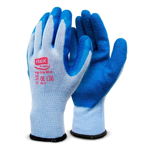 GUANTES GRIP CHOCK AZUL - GRIS