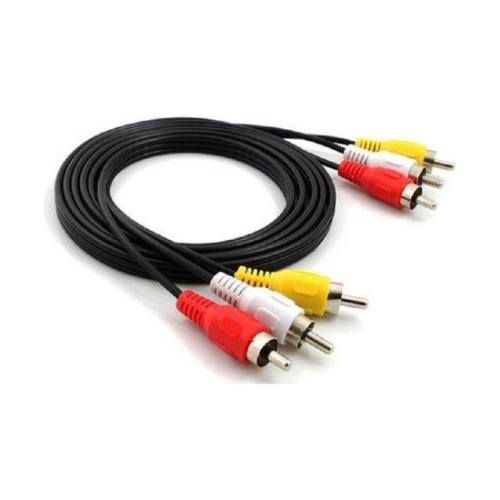 CABLE RCA 3X3 PLUS 1.5 MTS